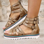 Bruine unieke zomer sandalen